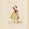 Costume de Melle. Fanny Essler [sic], rôle de Lauretta, dans La tarentule.