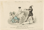 Fanny Elssler u. Herr Carey in dem Ballete "Faust" in der Scene "Die sieben Todsünden"