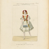 Costume de Melle Fanny Essler [sic], rôle de la Gipsy, dans la pièce de ce nom. Ballet. Académie Royale de Musique