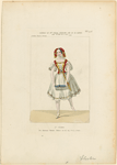 Costume de Melle Fanny Essler [sic], rôle de la Gipsy, dans la pièce de ce nom. Ballet. Académie Royale de Musique