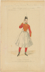 Costume de Melle Fanny Essler [sic], rôle de La gipsy, dans la piece de ce nom. Ballet.