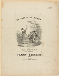 El jaleo de Xeres or La gitana as danced by Fanny Elssler