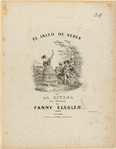 El jaleo de Xeres or La gitana as danced by Fanny Elssler