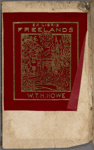 Notebook 1: ("A"). Includes printed calendars for 1851/52; entries dated 1853-54