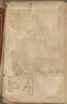 Notebook 1: ("A"). Includes printed calendars for 1851/52; entries dated 1853-54