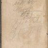Notebook 1: ("A"). Includes printed calendars for 1851/52; entries dated 1853-54