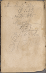 Notebook 1: ("A"). Includes printed calendars for 1851/52; entries dated 1853-54