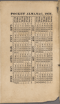 Notebook 1: ("A"). Includes printed calendars for 1851/52; entries dated 1853-54