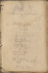 Notebook 1: ("A"). Includes printed calendars for 1851/52; entries dated 1853-54