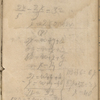 Notebook 1: ("A"). Includes printed calendars for 1851/52; entries dated 1853-54