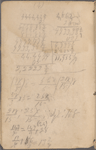 Notebook 1: ("A"). Includes printed calendars for 1851/52; entries dated 1853-54