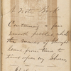 Notebook 5: ("C"). "A Note Book Containing a few smooth pebbles which the waves of thought leave, from time to time upon my Shores. April 1859"