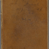 Notebook 4: ("D"). "A Note Book Containing a few smooth pebbles and pearly shells which the waves of thought leave, from time to time upon my shores. Dec. 3d 1859"