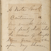 Notebook 4: ("D"). "A Note Book Containing a few smooth pebbles and pearly shells which the waves of thought leave, from time to time upon my shores. Dec. 3d 1859"