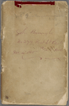 Notebook 6: ("G"). "John Burroughs No 377 First St East Capitol Hill Dec.14 1865." Walt Whitman