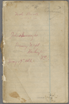 Notebook 8: ("H"). "Note Book  John Burroughs  Treasury Dept Washington DC  Jany 17 1866." "Experiences with Nature"
