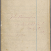 Notebook 12: ("I"). "John Burroughs 377 First St East Washington DC  Mar. 1st 1866" 