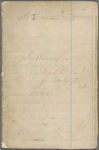 Notebook 12: ("I"). "John Burroughs 377 First St East Washington DC  Mar. 1st 1866" 