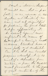 Notebook 12: ("I"). "John Burroughs 377 First St East Washington DC  Mar. 1st 1866" 