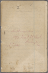 Notebook 7: ("J"). "John Burroughs No 377 First St East Washington DC Mar. 8, 1866." Chapters on "Beauty" and "The Earth"