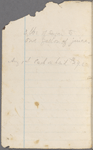 Notebook 10: ("K"). "John Burroughs 377 First St East Washington DC Mar. 24 1865" 