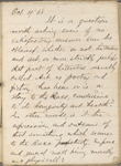 Notebook 11: ("L"). "John Burroughs Office Compt Currency Washington DC  Mar. 16 1868" 