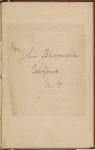 Notebook 2: ("M"). Diary, with entries from 1882 and 1883