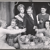 Heather MacRae, Ken Kercheval, Nancy Wickwire, Paul Rogers, James Coco, and Walter McGinn in the stage production Here's Where I Belong