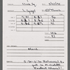 Stage manager's log
