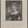 Miss Hannah Thatcher, born deaf & dumb who was presented to the late Queen Charlotte on acquiring the sense of hearing and the faculty of speech under the treatment of Mr. Wright, her Majesty's surgeon aurist with whom she now resides, in Princes Street, Hanover Square. 