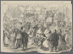 Thiers greeting or addressing a large crowd.