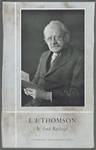 J.J. Thomson by Lord Rayleigh