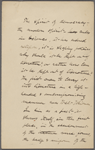 Burroughs, John, "The spirit of democracy," part of holograph MS, unsigned.