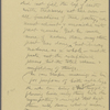 Burroughs, John, "The poet of the cosmos," part of holograph MS, signed and dated, Nov. 15-16, 1915.