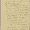 Burroughs, John, "The poet of the cosmos," part of holograph MS, signed and dated, Nov. 15-16, 1915.