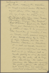 Burroughs, John, "The poet of the cosmos," part of holograph MS, signed and dated, Nov. 15-16, 1915.