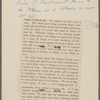 Burroughs, John, Lecture on Walt Whitman, holograph MS, unsigned.