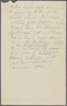 Burroughs, John, Lecture on Walt Whitman, holograph MS, unsigned.