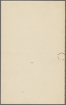 Burroughs, John, part of chapter of Field and Study on Whitman, holograph MS, unsigned.