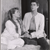 Patience Cleveland and Andrew Prine in the stage production Look Homeward, Angel