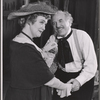 Bibi Osterwald and Ed Begley in the stage production Look Homeward, Angel