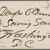 O'Connor, William D., ALS to. May 30, 1882.