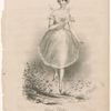 Fanny Elssler in the character of La sylphide