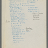 R.H. Burnside's notes for R. Barker's American Revolution production