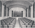 Interior of Judson Hall as printed on promotional brochure.