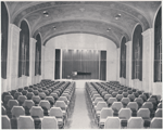 Interior of Judson Hall as printed on promotional brochure