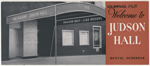 Cover of Judson Hall promotional brochure