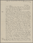 Knickerbocker Trust Co., draft ALS to President and Directors. [Oct. 25-26, 1907].
