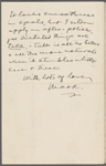 MacAlister, [John Y.], ALS to. Feb. 21, 1907.
