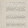 Autobiographical account of a stay in England. Typescript.